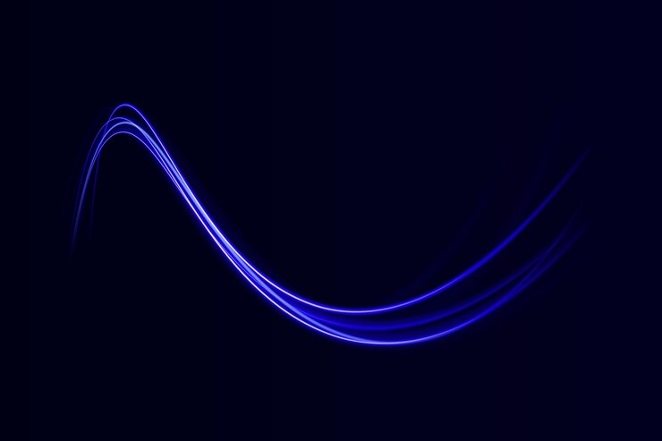 Vector espirales de color radial movimiento de velocidad de aceleración en carretera nocturna