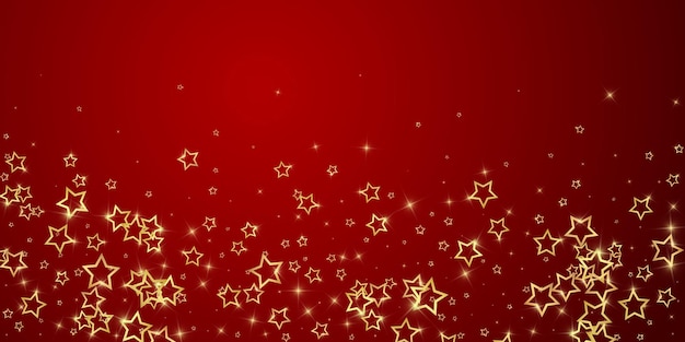 Espíritu navideño Estrellas fugaces dispersas