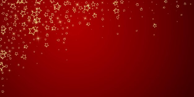 Espíritu navideño Estrellas fugaces dispersas
