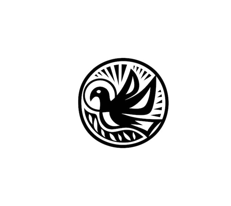 Vector espíritu santo fuego diseño vectorial de arte de íconos