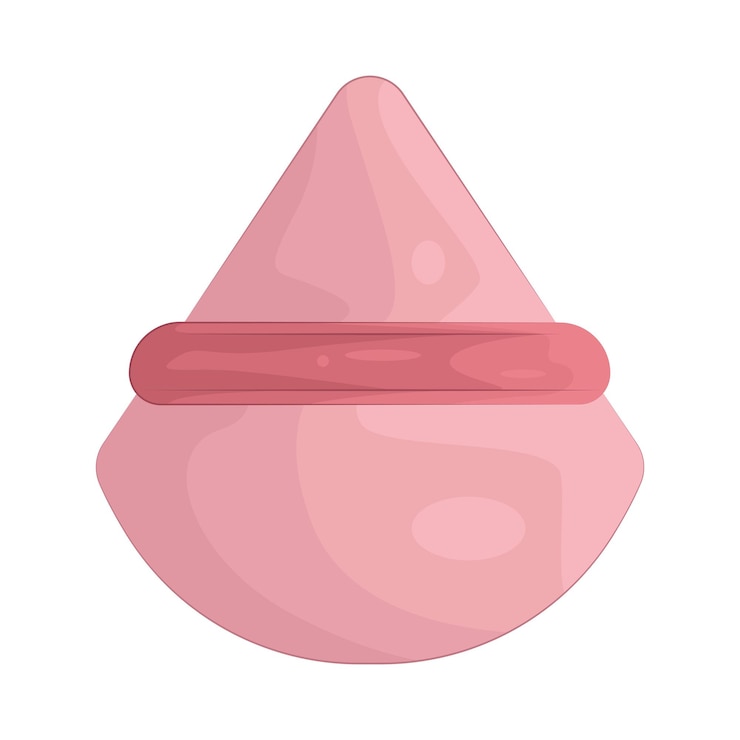 Vector esponja para maquillaje
