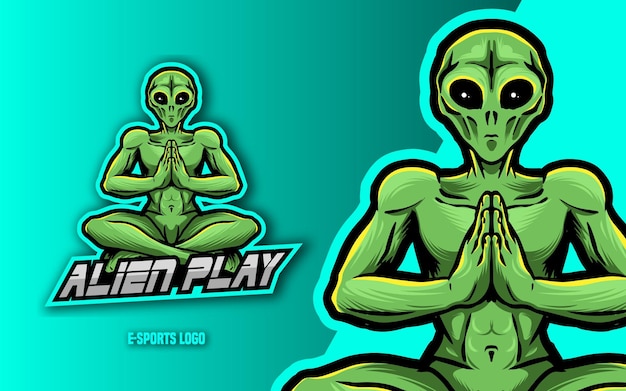 Esport logo alien