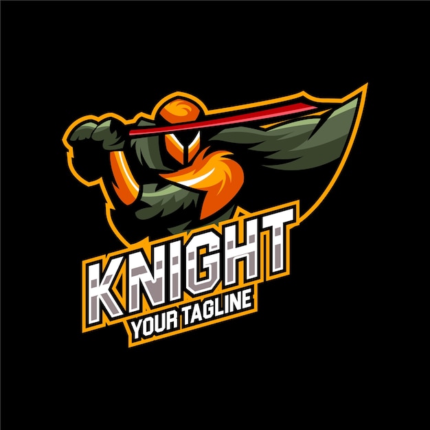 Esports gaming knight logo team