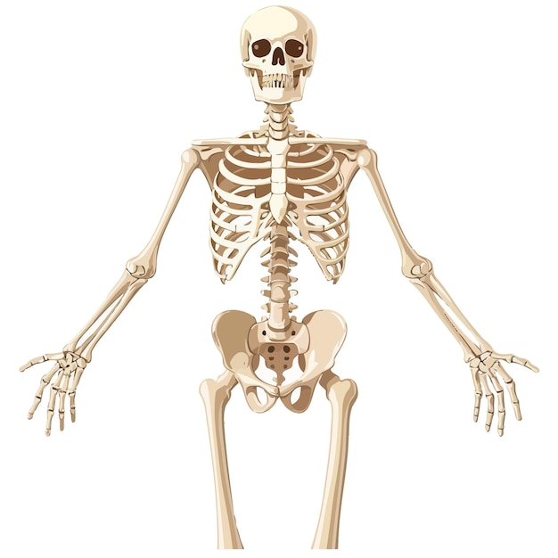 Vector esqueleto humano