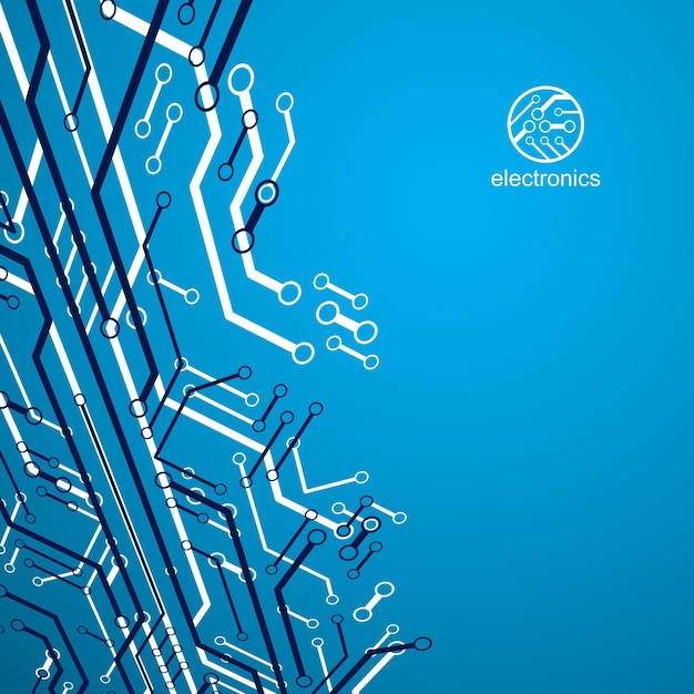 Esquema cibernético futurista, ilustración vectorial de la placa base. Elemento digital, placa de circuito. Fondo abstracto de innovación tecnológica