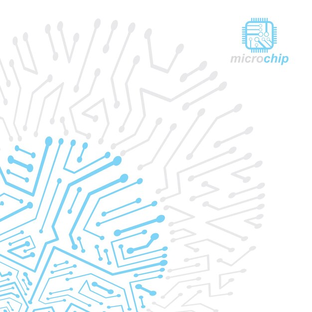 Esquema cibernético futurista, ilustración vectorial de la placa base. Elemento digital, placa de circuito. Fondo abstracto de innovación tecnológica