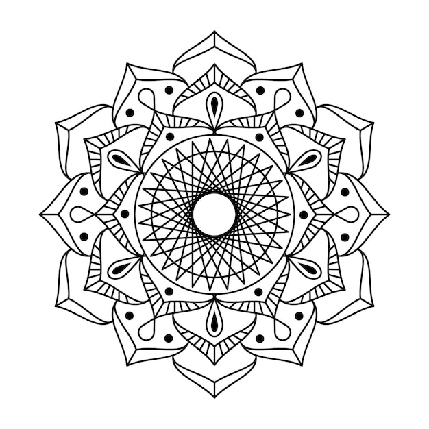 Esquema creativo Vector Mandala