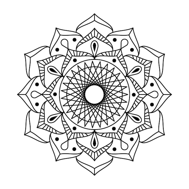 Esquema creativo Vector Mandala