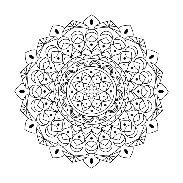 Esquema creativo Vector Mandala