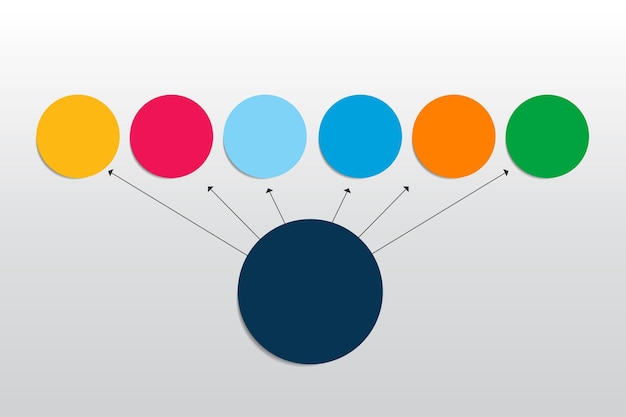 Esquema de sombras de colores fowchart