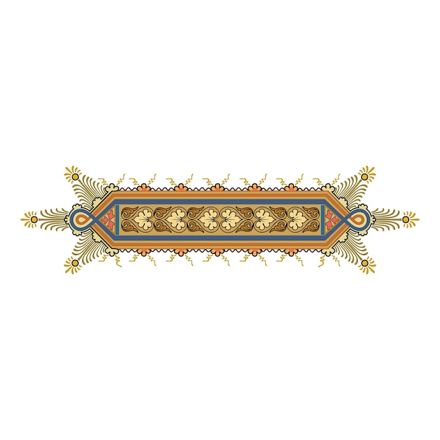 Esquinas de desplazamiento de viñeta floral caligráfica floral vintage conjunto de elementos de diseño ornamental ilustración vectorial aislada