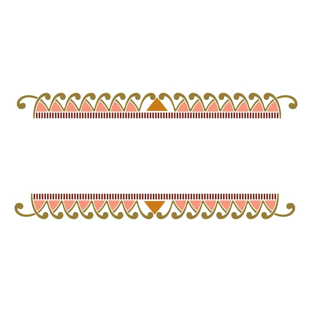 Esquinas de desplazamiento de viñeta floral caligráfica floral vintage conjunto de elementos de diseño ornamental ilustración vectorial aislada