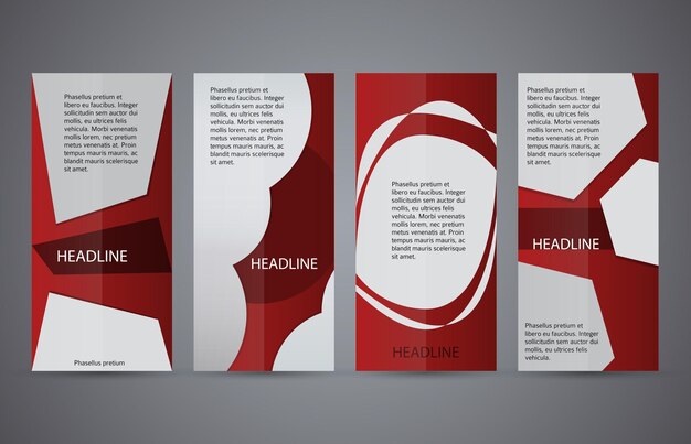 Establecer banners verticales fondo rojo05