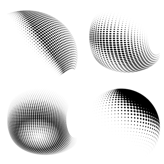 Establecer círculo de elementos de diseño Anillo de oro de colores vectoriales en negrita aislado de rayas onduladas de brillo abstracto de muchos remolinos brillantes creados con la ilustración de vector de herramienta de mezcla EPS10 para su presentación