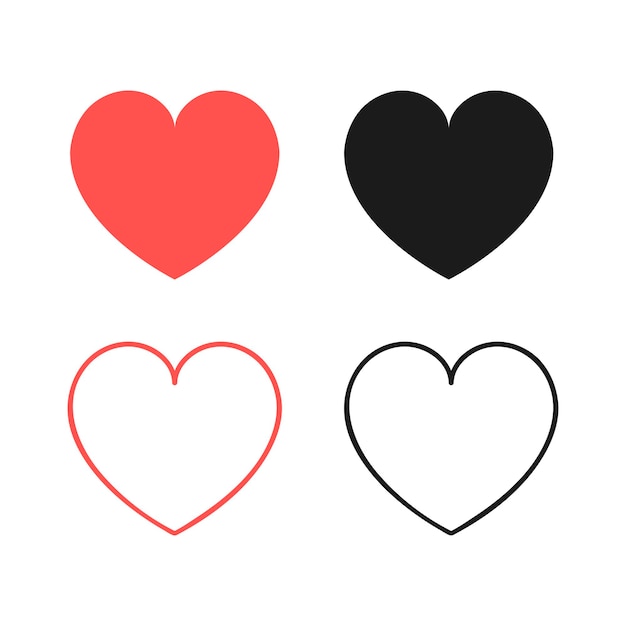 Establecer como y el icono de corazón. Transmisión de video en vivo, chat, me gusta. Medios de comunicación social.