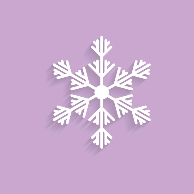 Establecer los copos de nieve en el estilo de dibujo para el diseño de invierno Navidad y tema de invierno icono de copo de nieve pintado