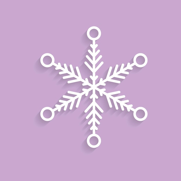 Establecer los copos de nieve en el estilo de dibujo para el diseño de invierno navidad y tema de invierno icono de copo de nieve pintado