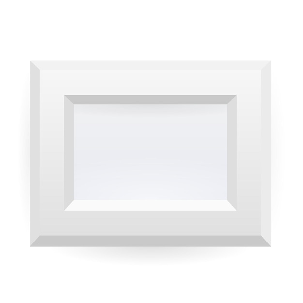 Establecer diseño de marco de imagen cuadrada de presentación con sombra sobre fondo transparente