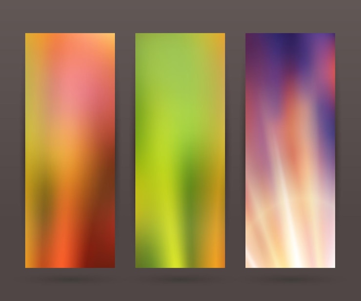 Vector establecer diseño de plantilla de fondo de banner vertical flyer63