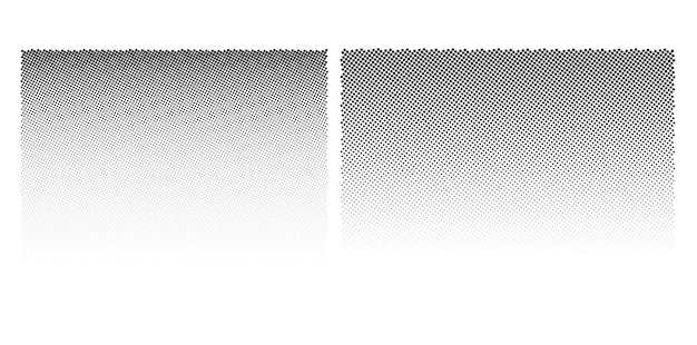 Establecer elementos de diseño Patrón de puntos de semitono sobre fondo blanco Ilustración vectorial eps 10 marco con puntos aleatorios abstractos negros para tecnología big data tema grunge portada sobre hitech IT