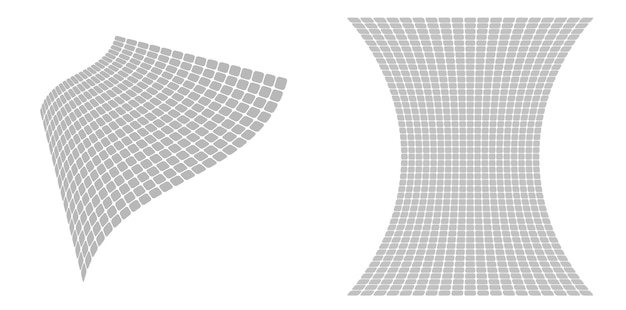 Establecer elementos de diseño Patrón de puntos de semitono sobre fondo blanco Ilustración vectorial eps 10 marco con puntos aleatorios abstractos negros para tecnología big data tema grunge portada sobre hitech IT