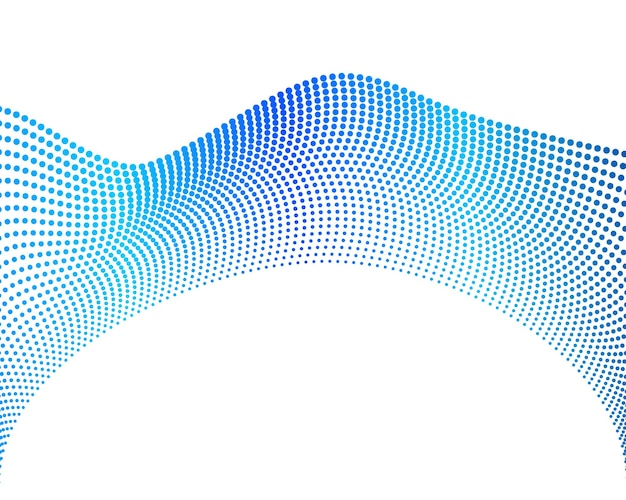 Establecer elementos de diseño Patrón de puntos de semitono sobre fondo blanco Ilustración vectorial eps 10 marco con puntos aleatorios abstractos negros para tecnología big data tema grunge portada sobre hitech IT