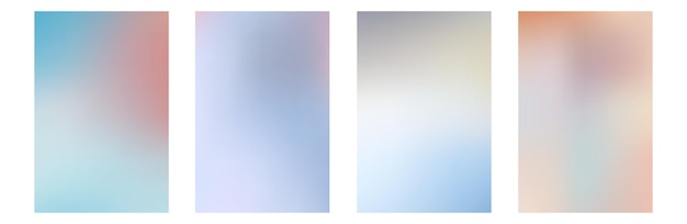 Establecer fondo borroso degradado abstracto en color pastel claro