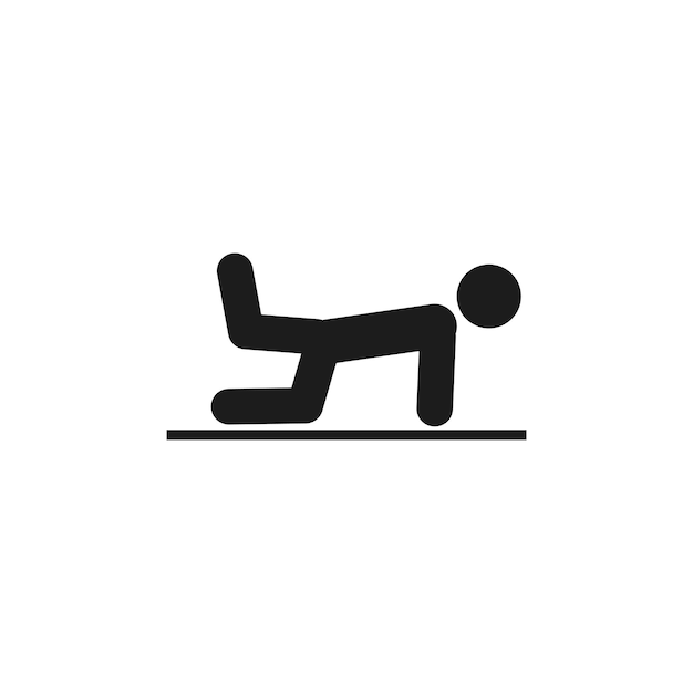establecer icono deporte fitness icono de estilo glifo sólido