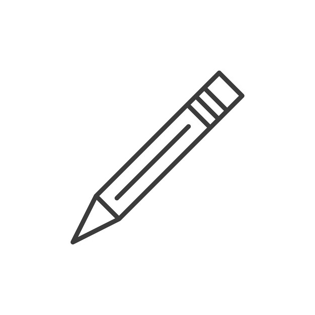 Establecer el icono del lápiz dibujar o editar el símbolo vectorial