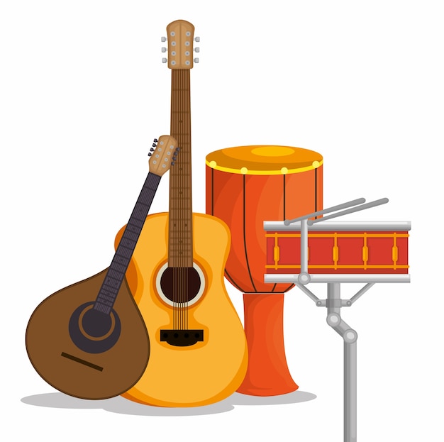 Establecer iconos de instrumentos musicales