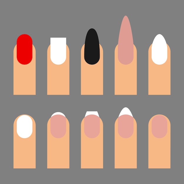 Establecer iconos de uñas