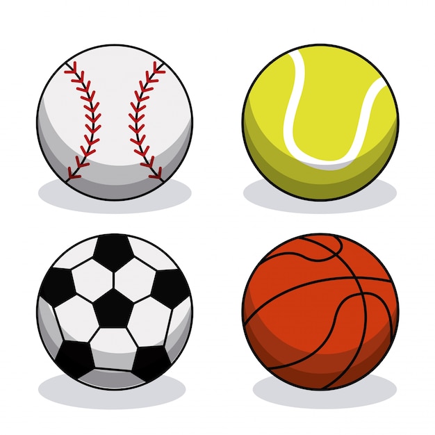 Establecer imagen de equipo de bolas de deporte