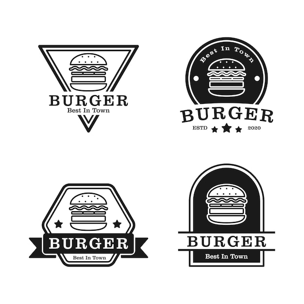 Establecer logotipo de hamburguesa perfecto para empresa