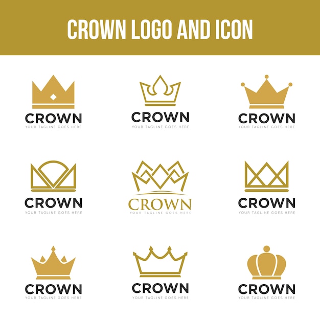 establecer el logotipo y el icono de la corona