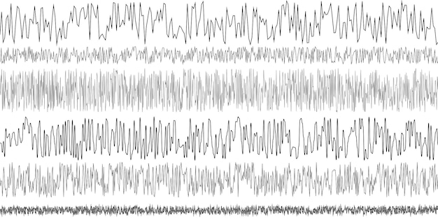 Establecer terremoto de oscilación de ondas sísmicas