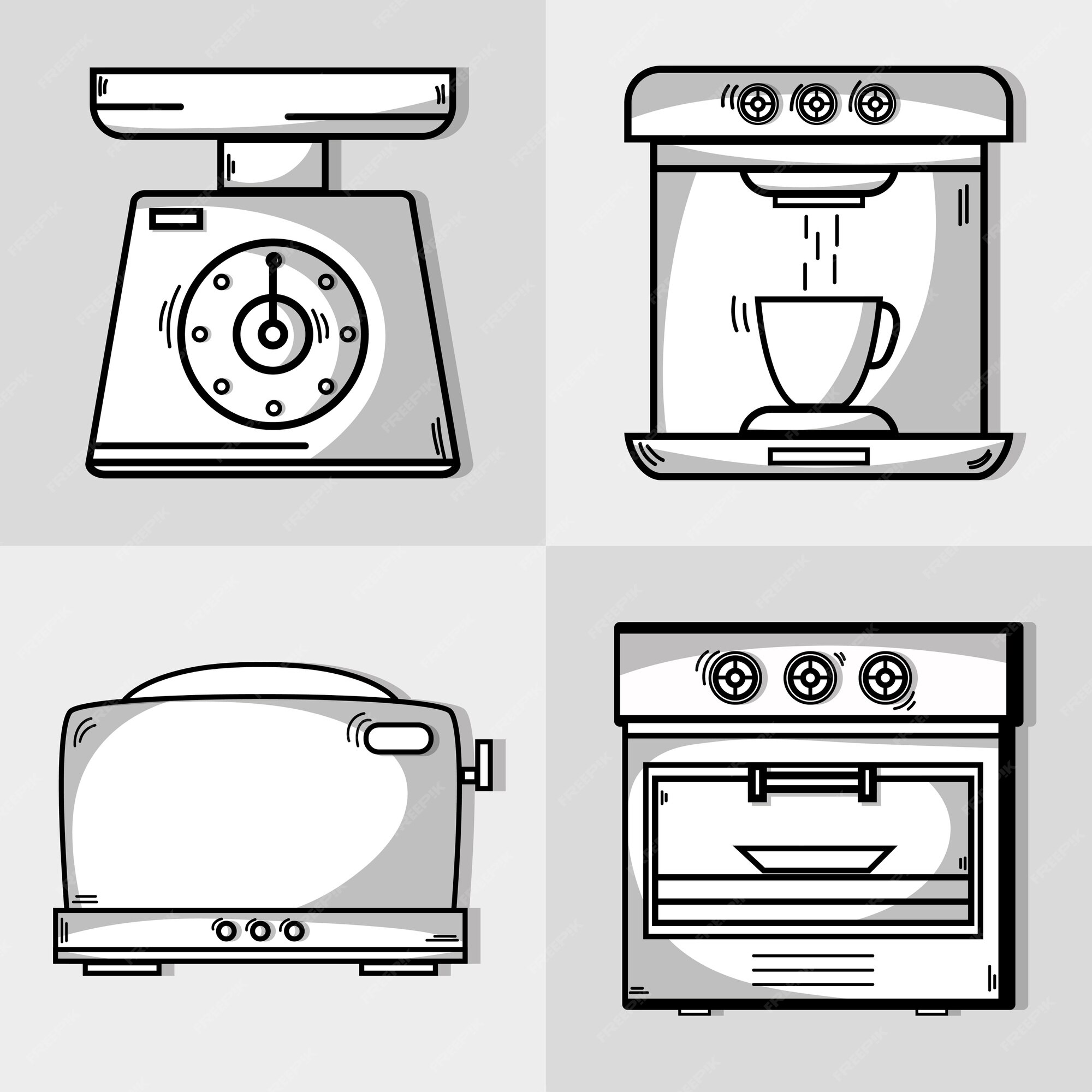 Ingredientes De Cocción E Iconos De Los Utensilios De Cocina Dibujo De  Dibujos Animados Planos Vectoriales Elementos De Diseño De Ilustración del  Vector - Ilustración de torcer, receta: 163279187