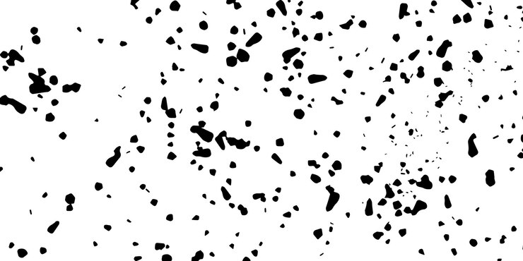 Vector establecer vector colección de flores tulipanes grunge elementos en mal estado textura conjunto negro de ilustraciones de garabatos elementos para el diseño