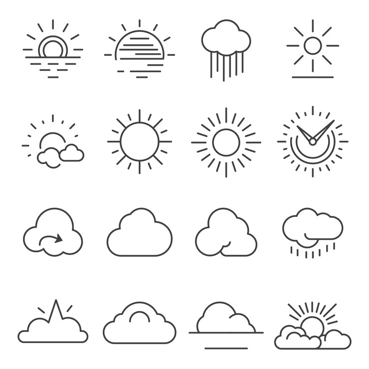 Establecimiento de iconos de condiciones meteorológicas
