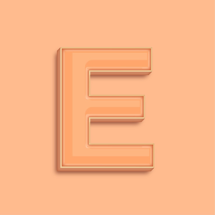 Vector establecimiento de tendencias moderno 3d peach fuzz color letra e icono con fondo
