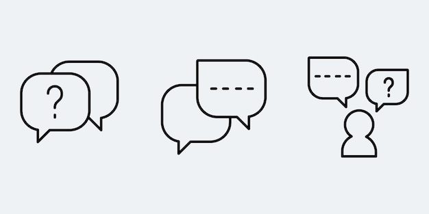 Establezca el contorno del signo del icono diseño vectorial simple