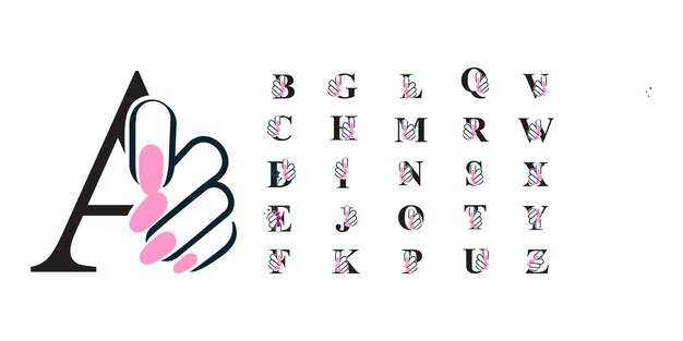 Establezca una letra z diseño de logotipo concepto simple Vector Premium