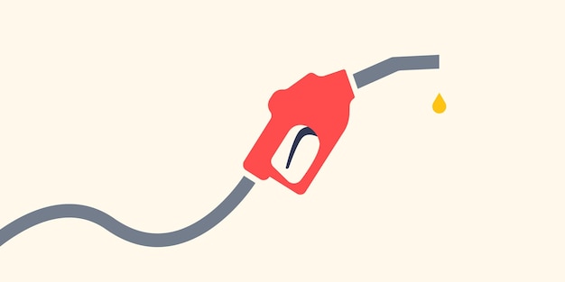 Estación de bomba de combustible. Signo de manguera de gasolina. Icono de bomba de gasolina. Repostar coche.