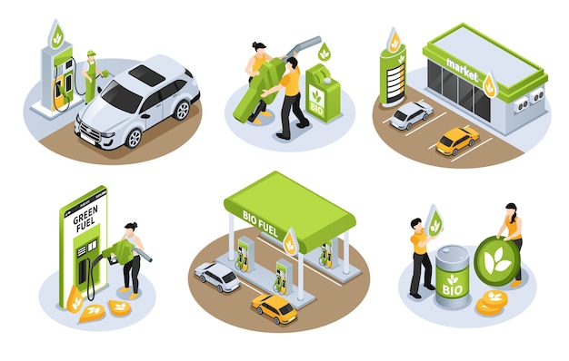 Estación de combustible verde