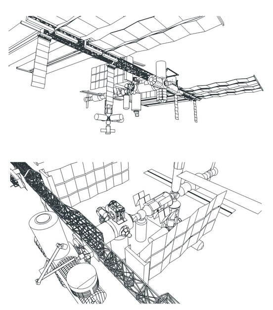 Estación espacial orbital