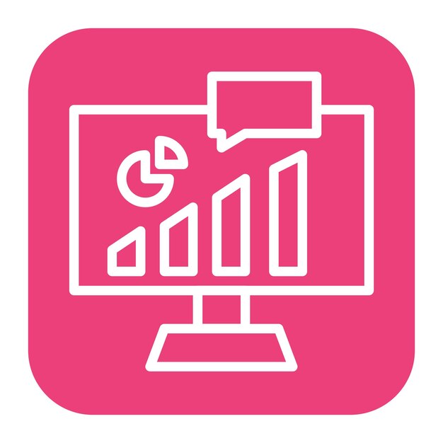 Estadísticas Imagen vectorial del icono de notificación Se puede utilizar para el comercio