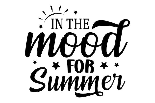 En el estado de ánimo para el verano