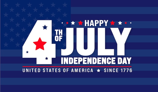 Estados Unidos de América Día de la Independencia Celebración de fondo 4 de julio feliz día de la independencia