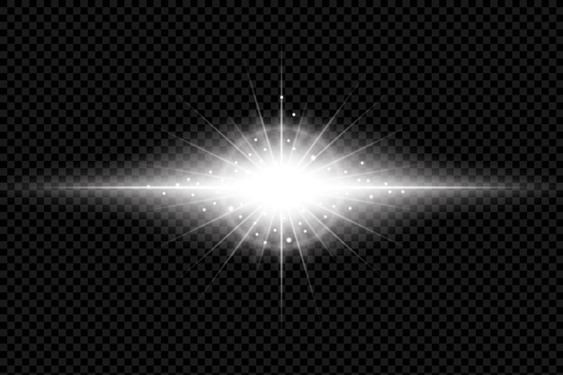 Un estallido brillante con estrellas brillantes y chispas