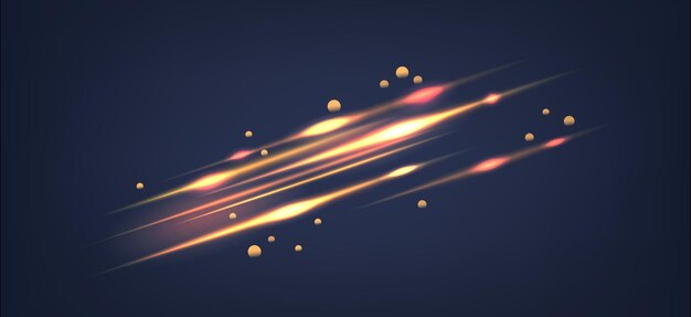 Un estallido radiante de luz dorada con chispas brillantes y remolinos luminosos un resplandor dorado futurista