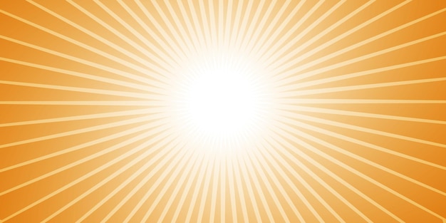 estallido de sol en color amarillo para el diseño de fondo